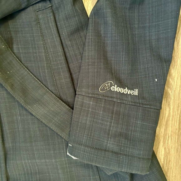 Cloudveil Women's Navy Hooded Coat - Picture 2 of 3